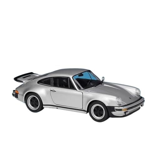 1:24 Für 1974 Porsche 911 Turbo 3.0 Klassische Simulation Kinderspielzeug Legierung Druckguss Metall Sportwagenmodell(Silber) von XIYUEYING