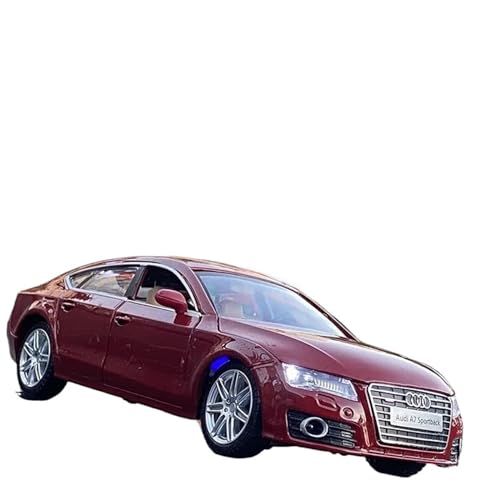1:24 Für Audi A7 Coupe Simulation Legierung Auto Modell Diecast Metall Auto Modell Mit Sound Und Licht(A) von XIYUEYING