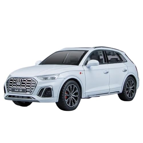 1:24 Für Audi Q5 SUV Hohe Simulation Legierung Auto Modell Druckguss Metall Auto Modell Mit Sound Und Licht(C) von XIYUEYING
