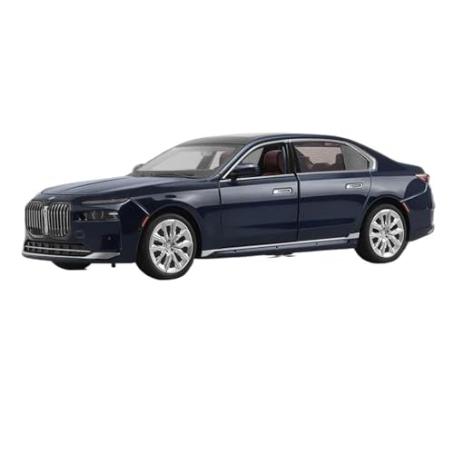 1:24 Für BMW I7 G70 Limousine Legierung Druckguss Spielzeugauto Modell Sound Und Licht Spielzeug Sammlerstücke(Schwarz) von XIYUEYING