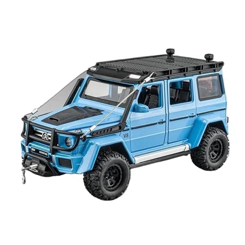 1:24 Für Benz G550 Adventure 4X4 Legierung Guss Spielzeugauto Modell Sound Und Licht Spielzeug Sammlerstücke(Blau) von XIYUEYING