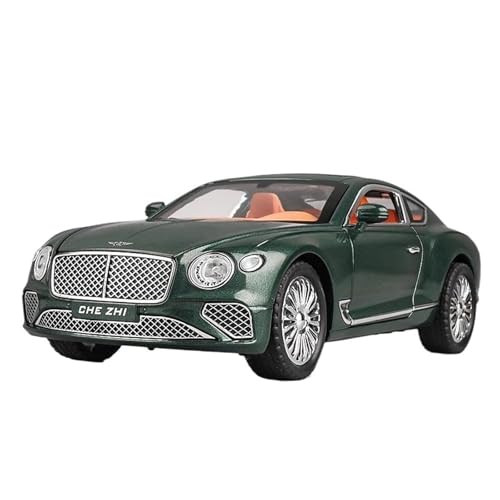 1:24 Für Continental GT Aloy Supercar Modell Mit Sound Light Kids Boy Car Toy Collection Home Decor(Grün) von XIYUEYING