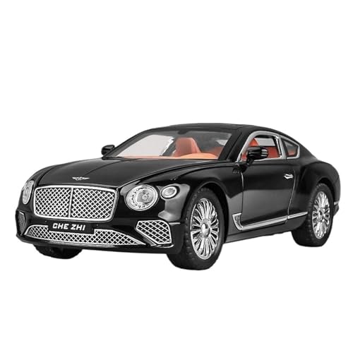 1:24 Für Continental GT Aloy Supercar Modell Mit Sound Light Kids Boy Car Toy Collection Home Decor(Schwarz) von XIYUEYING