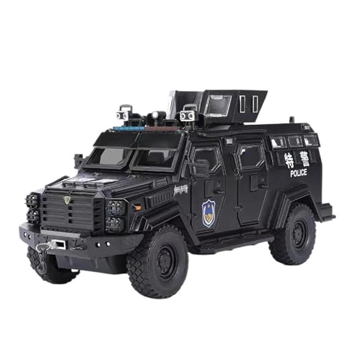 1:24 Für Gepanzerte Smilodon-Fahrzeuge F550 Mit Sound-Licht-Miniatursimulations-Geländewagenmodell(Schwarz) von XIYUEYING