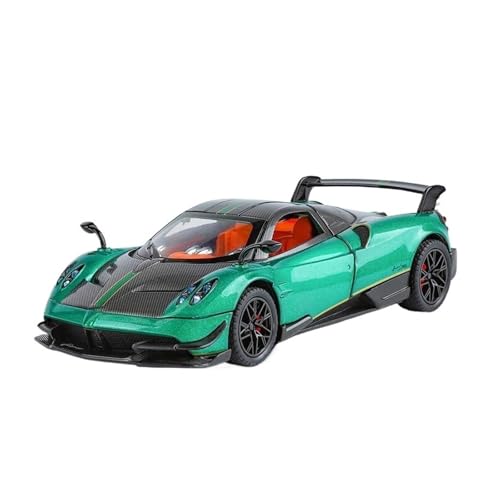 1:24 Für Huayra BC Legierung Auto Modell Mit Sound Licht Sammlung Kinder Spielzeug Fahrzeug Decor Diecast Voiture(Grün) von XIYUEYING
