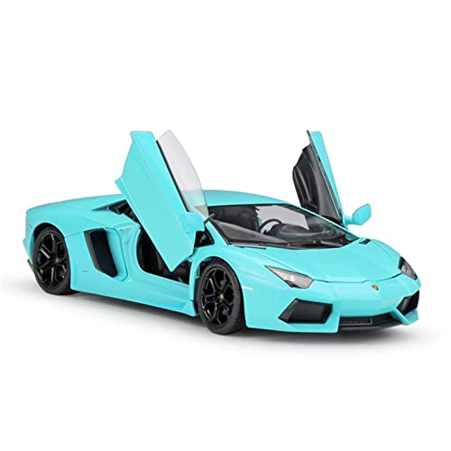 1:24 Für Lamborghini Aventador LP700-4 Legierung Sportwagen Modell Fertig Druckguss Auto Modell Spielzeug(Grün) von XIYUEYING