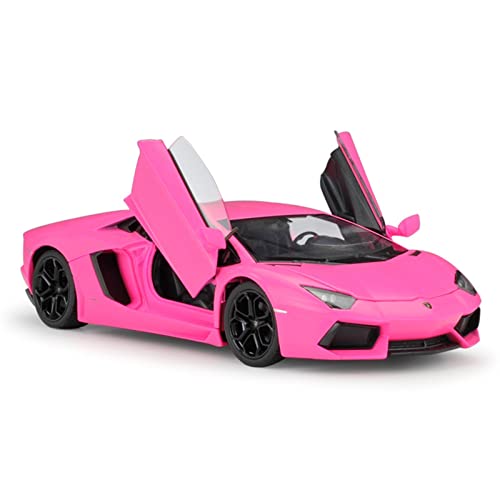1:24 Für Lamborghini Aventador LP700-4 Legierung Sportwagen Modell Fertig Druckguss Auto Modell Spielzeug(Rosa) von XIYUEYING