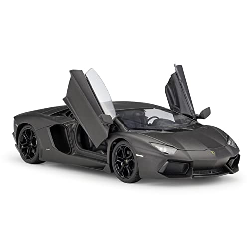 1:24 Für Lamborghini Aventador LP700-4 Legierung Sportwagen Modell Fertig Druckguss Auto Modell Spielzeug(Schwarz) von XIYUEYING