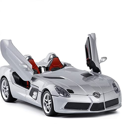 1:24 Für Mercedes-Benz SLR Roadster Legierung Druckguss Fertigmodell Auto Sound Und Licht Spielzeugauto 1:24 Für Mercedes-Benz SLR Roadster Legierung Druckguss Fertigmodell Auto Sound Und Licht Spielzeugauto von XIYUEYING