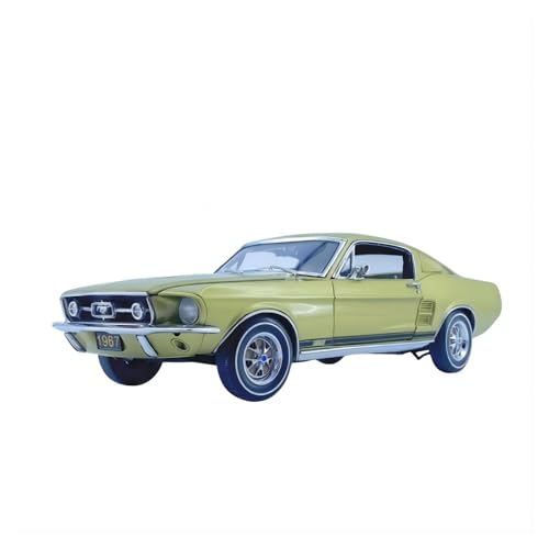 1:24 Für Mustang GT Fastback 1967 Alloy Vintage Car Model Collection Fertige Simulierte Metallfahrzeuge von XIYUEYING