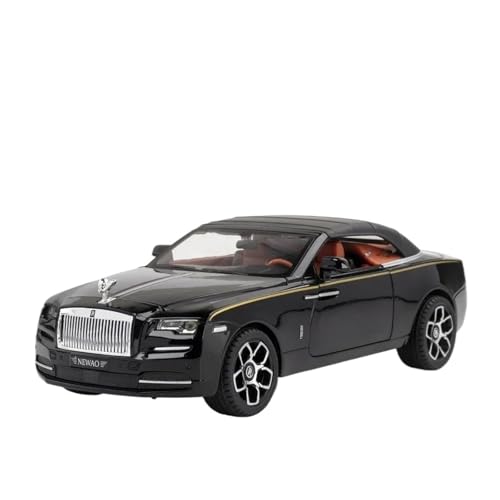 1:24 Für Rolls-Royce Dawn Cabrio Legierungsautomodell Sound Und Licht Sammlerstück Heimdekoration(Schwarz) von XIYUEYING