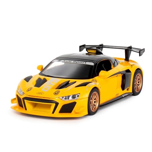 1:24 für Audi R8 LMS GT2 Rennstrecke Version Diecast Metall Modell Sportwagen Zurückziehen Auto Modell(A) von XIYUEYING