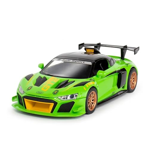 1:24 für Audi R8 LMS GT2 Rennstrecke Version Diecast Metall Modell Sportwagen Zurückziehen Auto Modell(C) von XIYUEYING