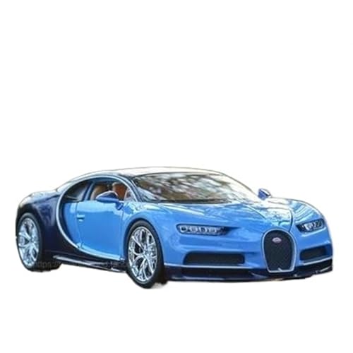 1:24 für Bugatti Veyron Chiron Legierung Sportwagen Modell Metall Auto Modell Hohe Simulation Auto Modell(A) von XIYUEYING