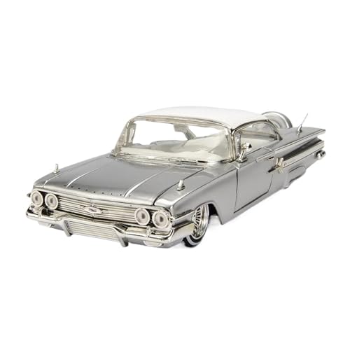 1:24 für Chevy Impala Vintage Classic Car 1960 Hochsimulations-Modellauto aus Druckguss-Metalllegierung(A) von XIYUEYING