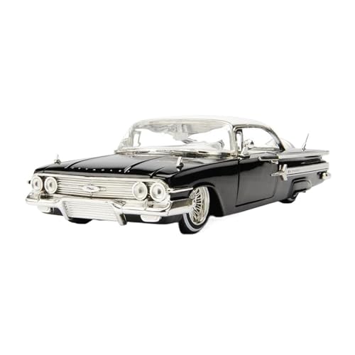 1:24 für Chevy Impala Vintage Classic Car 1960 Hochsimulations-Modellauto aus Druckguss-Metalllegierung(B) von XIYUEYING