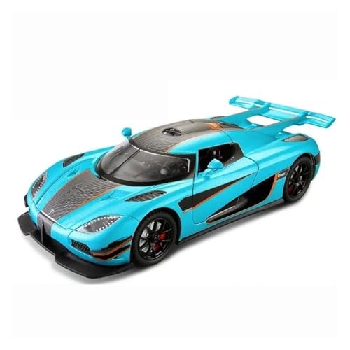1:24 für Koenigsegg ONE1 Sportwagen Simulation Diecast Metall Modell Auto Sound Licht Zurückziehen Auto Modell(B) von XIYUEYING