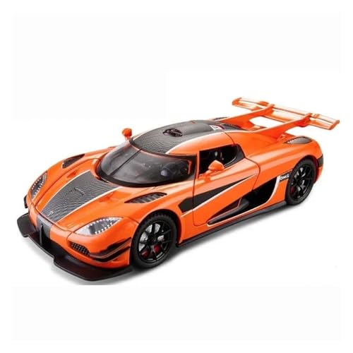 1:24 für Koenigsegg ONE1 Sportwagen Simulation Diecast Metall Modell Auto Sound Licht Zurückziehen Auto Modell(C) von XIYUEYING