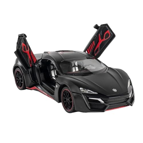1:24 für Lykan Hypersport Hohe Simulation Diecast Metall Modell Auto Sound Licht Zurückziehen Auto Modell(A) von XIYUEYING