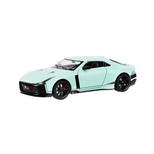1:24 für Nissan Skyline GTR 50 Sportwagen Simulation Metall Modell Auto Sound Licht Zurückziehen Auto Modell(C) von XIYUEYING