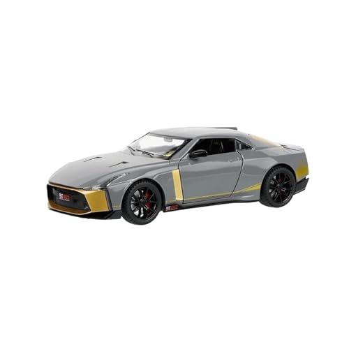 1:24 für Nissan Skyline GTR 50 Sportwagen Simulation Metall Modell Auto Sound Licht Zurückziehen Auto Modell(D) von XIYUEYING