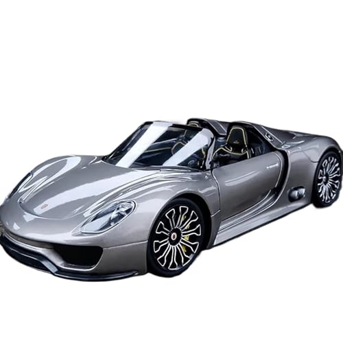 1:24 für Porsche 918 Spyder Legierung Sportwagen Modell Druckguss Metall Auto Modell Simulation Auto Modell(A) von XIYUEYING