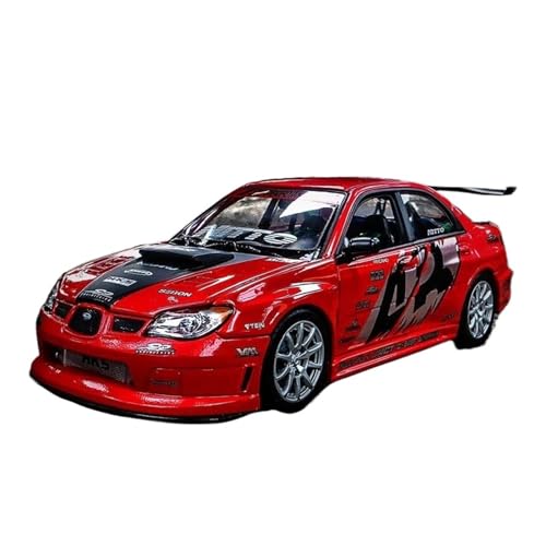 1:24 für Subaru Impreza WRX STI Sportwagen Simulation Legierung Statisches Automodell Geeignete Sammlung(A) von XIYUEYING