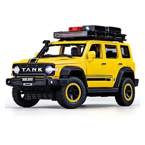 1:24 für Tank 300 Geländewagen Diecast Metall Modellauto Sound Licht Zurückziehen Automodell 1:24 für Tank 300 Geländewagen Diecast Metall Modellauto Sound Licht Zurückziehen Automodell von XIYUEYING