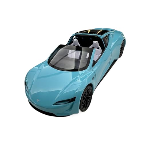 1:24 für Tesla Roadster Cabrio Auto Modell Dekoration Toy Boy Sammlung 20CM Dekorative Schreibtisch von XIYUEYING