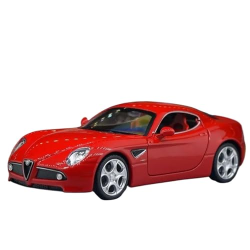 1:32 Für Alfa Romeo 8C Coupe Legierung Sportwagen Modell Druckguss Metall Rennfahrzeuge Automodell(B) von XIYUEYING