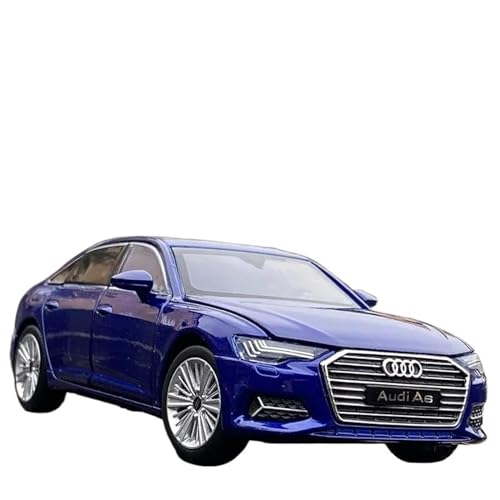 1:32 Für Audi A6 Legierung Auto Modell Druckguss & Spielzeug Metall Fahrzeug Auto Modell Mit Sound Und Licht(B) von XIYUEYING