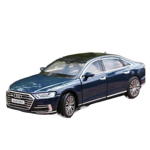 1:32 Für Audi A8L Druckgussautomodell Metallautomodell Stoßdämpfer Sound Licht Geeignete Sammlung(B) von XIYUEYING