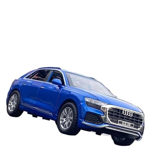 1:32 Für Audi Q8 SUV Hohe Simulation Legierung Auto Modell Diecast Metall Auto Modell Mit Sound Und Licht(B) von XIYUEYING