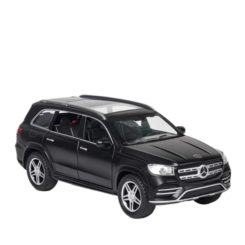 1:32 Für Benz GLS580 Mit Sound Und Licht Pullback Collective Home Decor Druckguss-Geländewagenmodell(Schwarz) von XIYUEYING