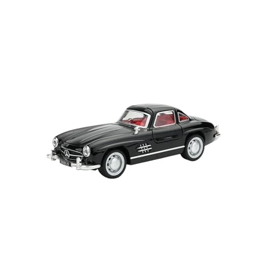 1:32 Für Benzs 300SL Sportwagenmodell Aus Druckgusslegierung Mit Sound-Licht-Sammlung, Miniatur-Voiture-Spielzeug(Schwarz) von XIYUEYING