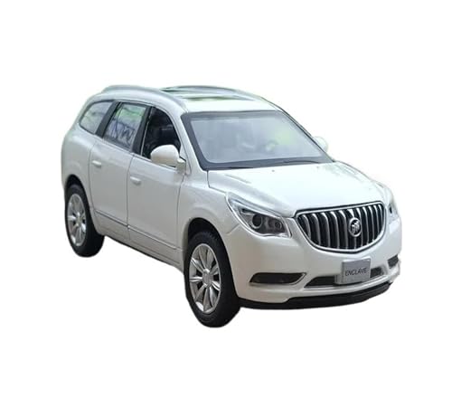 1:32 Für Buick Enclave SUV Legierungsautomodell Druckguss-Spielzeugfahrzeuge Sound- Und Lichtsimulationssammlung(White) von XIYUEYING