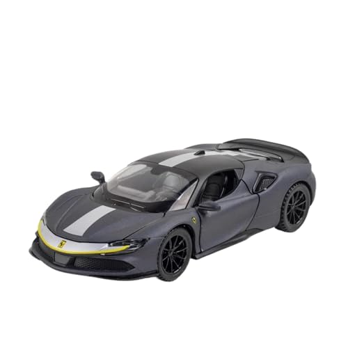 1:32 Für Ferrari SF90 Sportwagen Hohe Simulation Druckgussauto Metallmodellauto Fertiges Automodell(C) von XIYUEYING