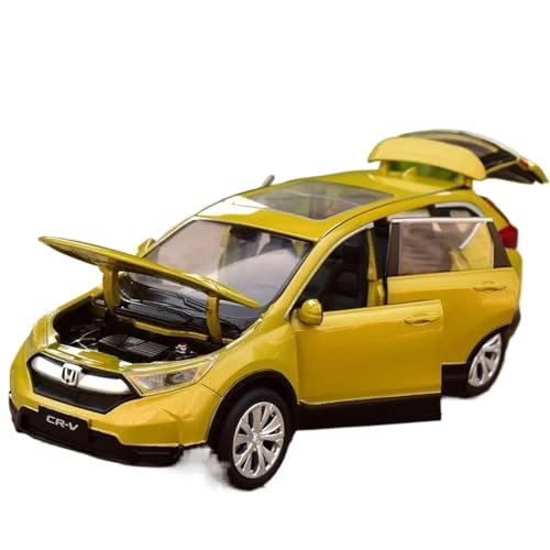 1:32 Für Honda CRV SUV Legierung Auto Modell Druckguss & Spielzeug Fahrzeuge Metall Auto Modell Mit Sound Und Licht(C) von XIYUEYING