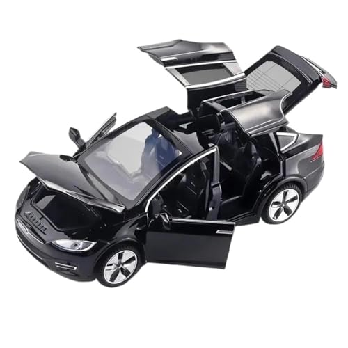 1:32 Für Modell X Legierung Diecast Auto Spielzeug Für Kinder Zurückziehen Tür Öffnen Sammeln Spielzeug Auto Modell(Schwarz) von XIYUEYING