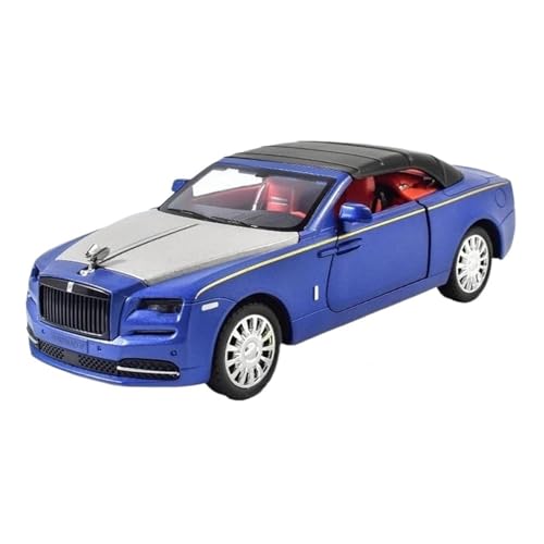 1:32 Für Rolls Royce Dawn Legierungsdruckguss-Automodell Sound & Light Collect Display Home Ornament(Blau) von XIYUEYING