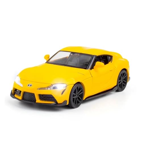 1:32 Für Toyota Supra Simulation Diecast Metall Modell Auto Mit Sound Und Licht Zurückziehen Auto Modell(A) von XIYUEYING