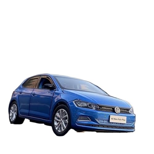 1:32 Für Volkswagens Polo Legierung Automodell Fahrzeuge Simulation Miniaturmaßstab Kinderspielzeug(Blau) von XIYUEYING
