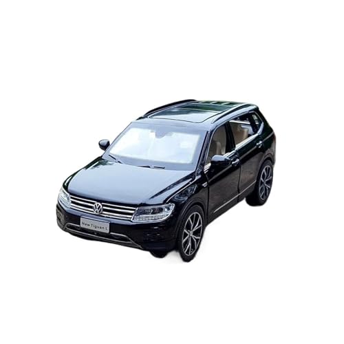 1:32 Für Volkswagens Tiguan L SUV Legierung Automodell Spielzeugfahrzeuge Simulation Sound Light Collection(Schwarz) von XIYUEYING