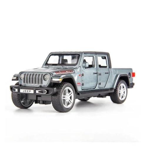1:32 Jeep Rubicon Mit Sound Und Licht Für Kinder Und Jungen Spielzeug-Geländewagenmodell Simulation Sammelminiatur(Gray) von XIYUEYING