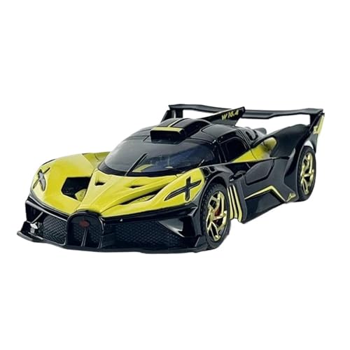 1:32 für Bugatti Bolide Hohe Simulation Diecast Metall Modell Auto Sound Licht Zurückziehen Auto Modell(D) von XIYUEYING