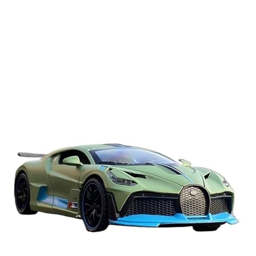 1:32 für Bugatti Veyron Divo Legierung Sportwagen Modell Druckguss Metall Auto Modell mit Sound und Licht(C) von XIYUEYING