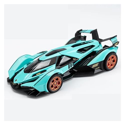 1:32 für Lamborghini V12 Sportwagen Simulation Diecast Metall Modell Auto Sound Licht Zurückziehen Auto Modell(A) von XIYUEYING