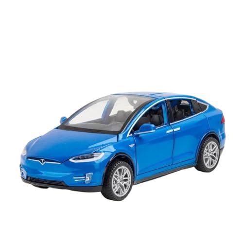 1:32 für Tesla Model X Hohe Simulation Diecast Fertig Metall Legierung Modell Auto Zurückziehen Auto Modell(A) von XIYUEYING