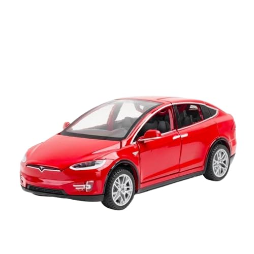 1:32 für Tesla Model X Hohe Simulation Diecast Fertig Metall Legierung Modell Auto Zurückziehen Auto Modell(C) von XIYUEYING