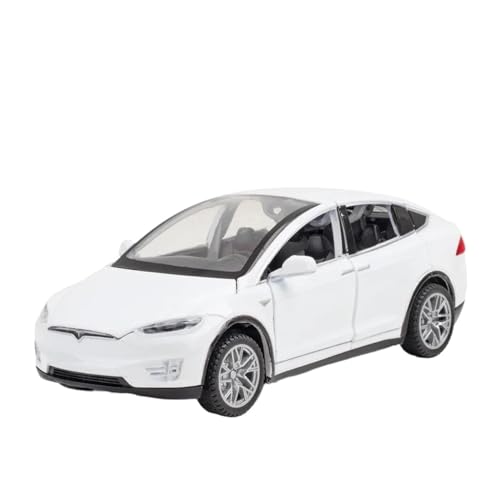 1:32 für Tesla Model X Hohe Simulation Diecast Fertig Metall Legierung Modell Auto Zurückziehen Auto Modell(D) von XIYUEYING